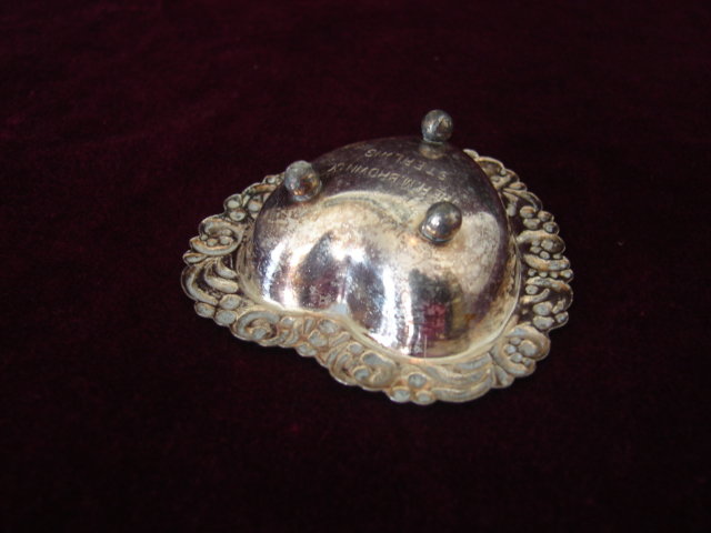 STERLING OPEN SALT BY H.M. BROWN, CO.
