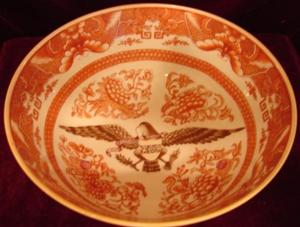 ORANGE FITZHUGH WITH AMERICAN EAGLE BOWL
