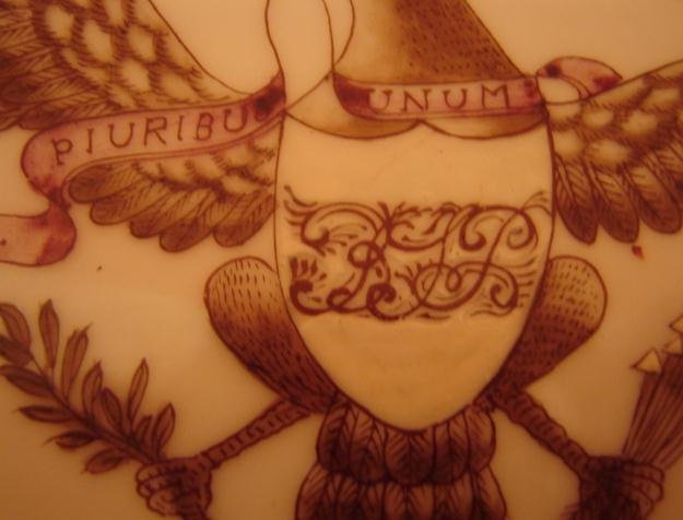 ORANGE FITZHUGH WITH AMERICAN EAGLE BOWL