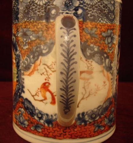 C. 1770 CHINESE EXPORT MANDARIN PALETTE MUG