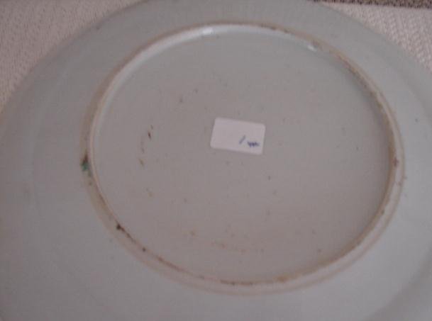 C. 1880 CHINESE EXPORT ROSE MEDALLION PLATE