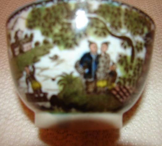 A VERY FINE ENGLISH PEARLWARE CUP/SAUCER