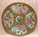 C. 1850 CHINESE EXPORT ROSE MEDALLION DEMITASSE CUP AND SAUCER