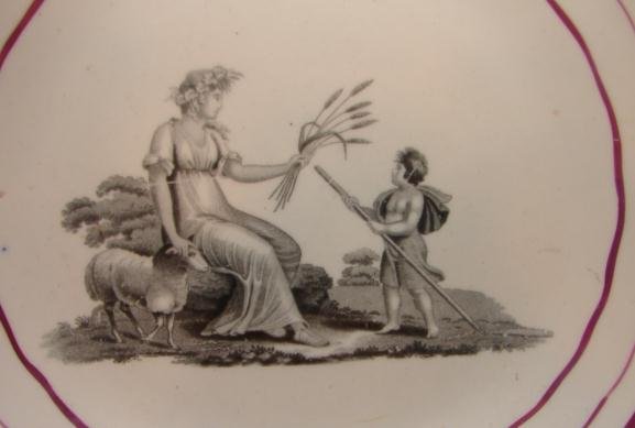 C.1820 ENGLISH PEARLWARE BOWL