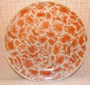 C. 1850 CHINESE EXPORT SACRED BIRD AND BUTTERFLY PLATE