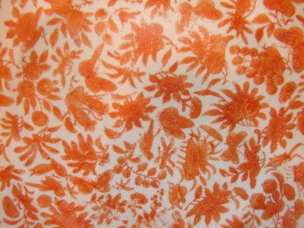 C. 1850 CHINESE EXPORT SACRED BIRD AND BUTTERFLY PLATE