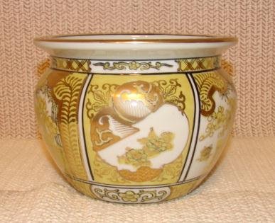 GOLD IMARI MEDIUM JARDINEER