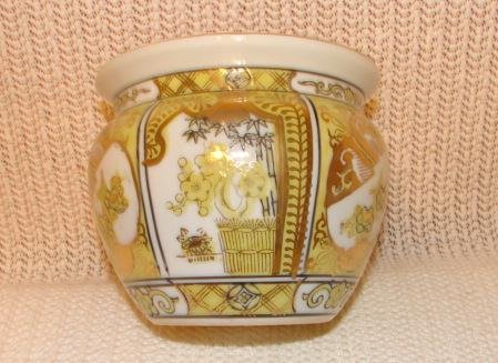 GOLD IMARI SMALL JARDINEER