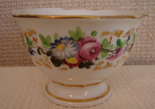 C. 1840 LARGE CUP/SAUCER, POSSIBLY TUCKER OF PHILADELPHIA