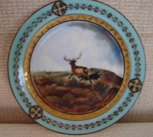 MID-19TH CENTURY POSSIBLY RUSSIAN PLATE 9 3/4