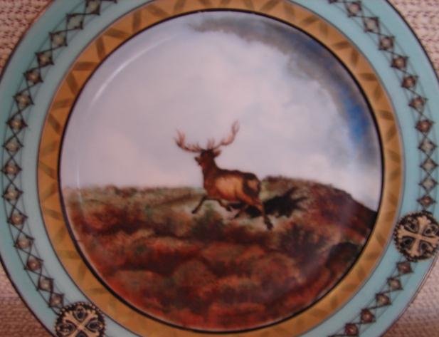 MID-19TH CENTURY POSSIBLY RUSSIAN PLATE 9 3/4