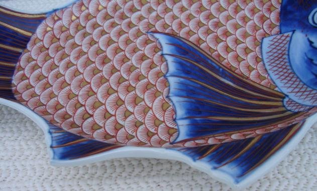 C. 1890 JAPANESE IMARI FISH 9 3/4