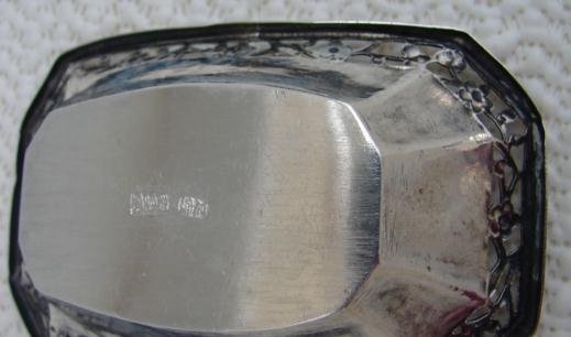C. 1890 PAIR OF CHINESE SILVER SALTS