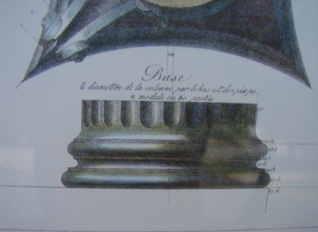 PAIR OF ARCHITECTURAL COLUMNS ENGRAVINGS