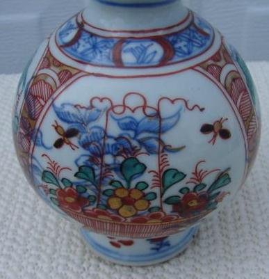 C. 1750 CHINESE AMSTERDAM BONT DOUBLE GOURD VASE