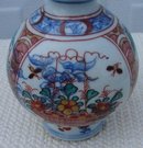 C. 1750 CHINESE AMSTERDAM BONT DOUBLE GOURD VASE