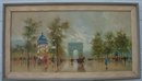 20TH CENTURY A. DEVITT PARIS STREET SCENE PAINTING