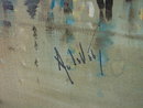 20TH CENTURY A. DEVITT PARIS STREET SCENE PAINTING