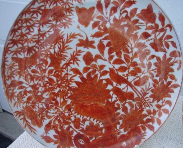 C. 1840 CHINESE EXPORT PAIR SACRED BIRD AND BUTTERFLY 10