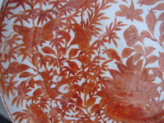 C. 1840 CHINESE EXPORT PAIR SACRED BIRD AND BUTTERFLY 10