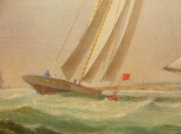 THE YACHT AMERICA,1ST WINNER OF THE AMERICA CUP RACES