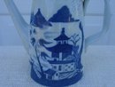 MOTTAHEDEH CHINESE EXPORT BLUE CANTON LIGHTHOUSE TEAPOT