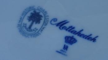 MOTTAHEDEH CHINESE EXPORT BLUE CANTON LIGHTHOUSE TEAPOT