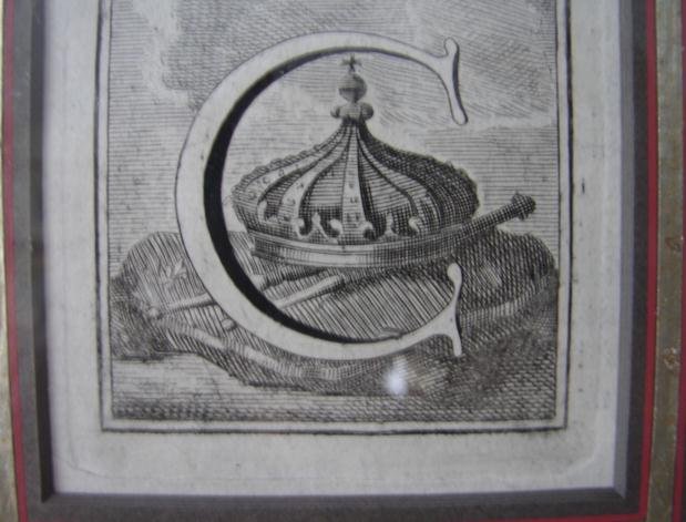 18TH CENTURY TWO ITALIAN LETTER ENGRAVINGS