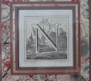 18TH CENTURY TWO ITALIAN LETTER ENGRAVINGS