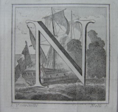 18TH CENTURY TWO ITALIAN LETTER ENGRAVINGS