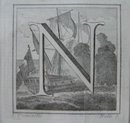 18TH CENTURY TWO ITALIAN LETTER ENGRAVINGS