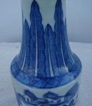 C. 1820 CHINESE EXPORT RARE BLUE CANTON EWER 12 1/2