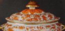 C. 1820-1840 CHINESE EXPORT SOUP TUREEN SACRED BIRD AND BUTTERFLY WITH COVER