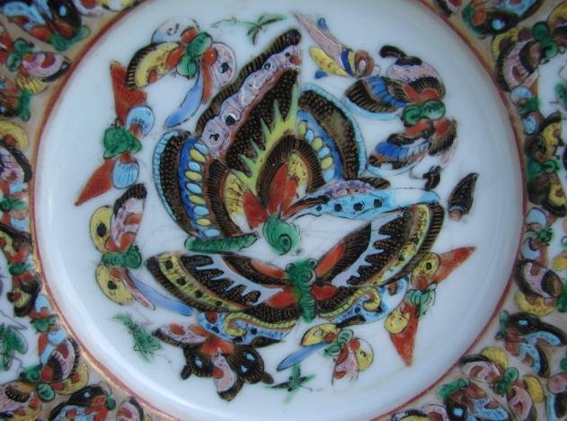 C. 1850 1000 BUTTERFLY PLATE 5 3/4