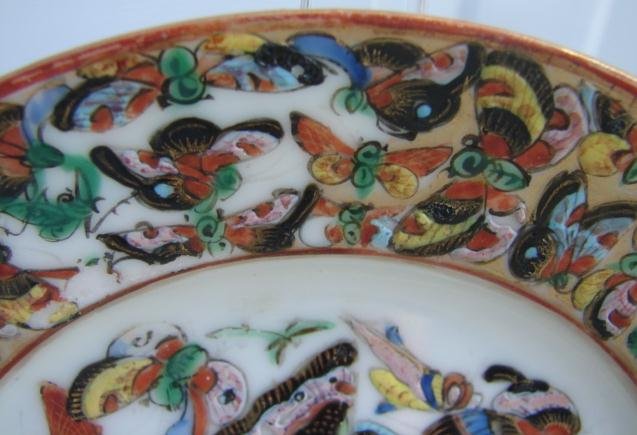 C. 1850 1000 BUTTERFLY PLATE 5 3/4