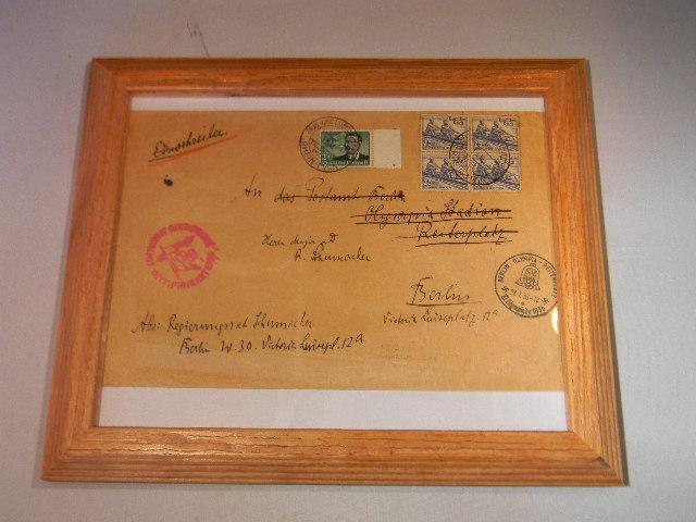ENVELOPE FROM THE HINDENBURG