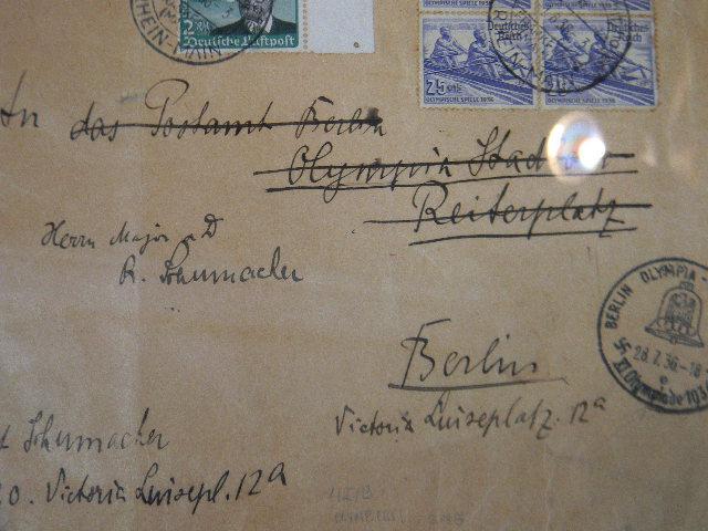 ENVELOPE FROM THE HINDENBURG