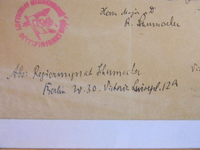 ENVELOPE FROM THE HINDENBURG