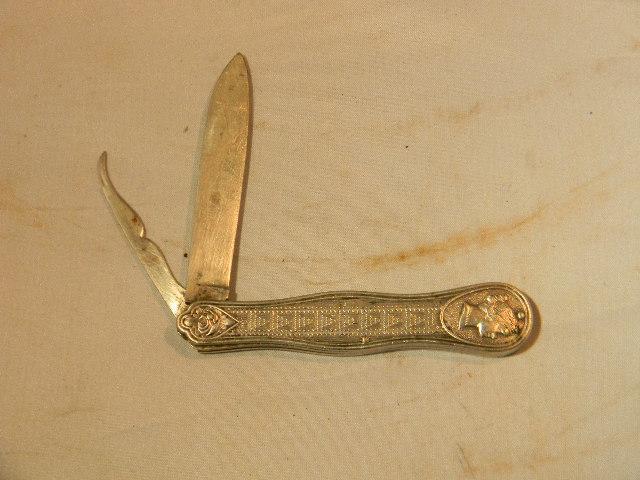 STERLING SILVER PIPE KNIFE
