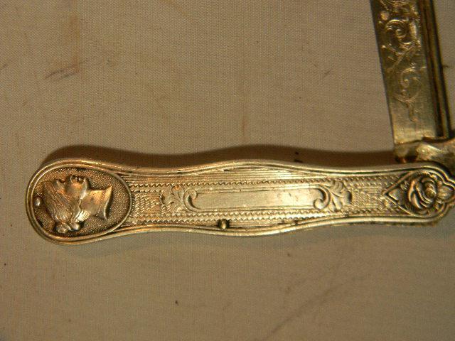 STERLING SILVER PIPE KNIFE
