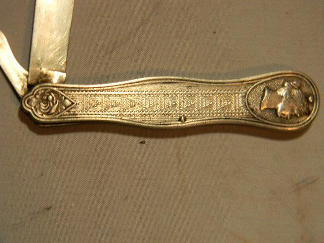 STERLING SILVER PIPE KNIFE