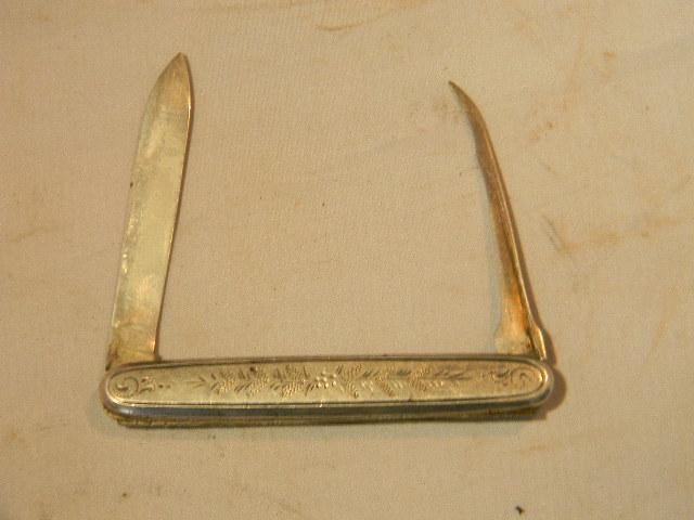 STERLING SILVER PIPE KNIFE