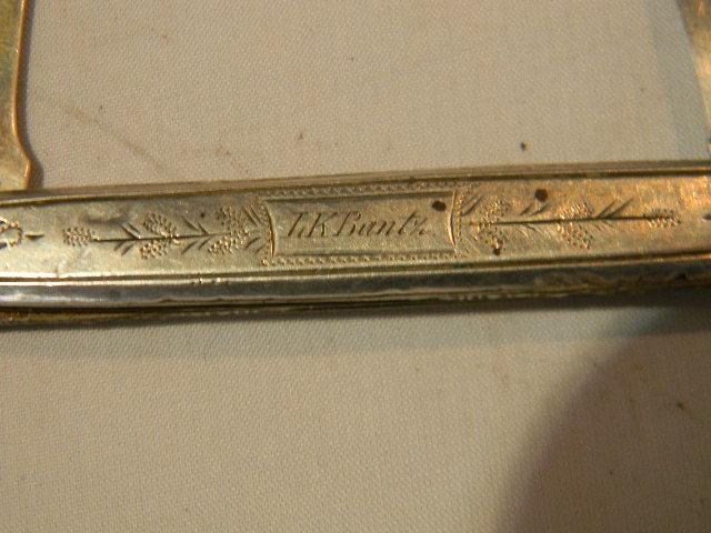 STERLING SILVER PIPE KNIFE