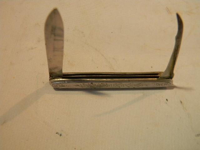 STERLING SILVER PIPE KNIFE