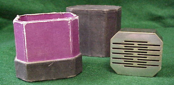 Antique medical scarificator in case