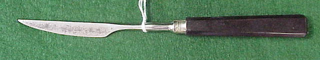 Antique medical/surgical knife with ebony handle