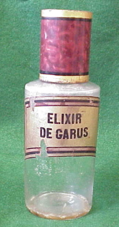 Apothecary Jar/Bottle with tin cup