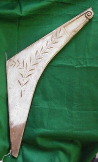 Painted and Carved Ship's Knee