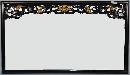Asian-Inspired Black Lacquered Mirror
