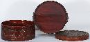 Chinese Woven Round Food Basket with Handle